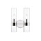 Z-Lite Datus 2 Light Wall Sconce, Polished Nickel & Clear 4008-2S-PN - alternate 2